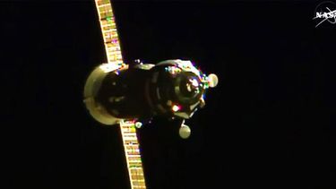 Imagen de la nave Progress M-28M que ya forma parte de la EEI. (NASA)