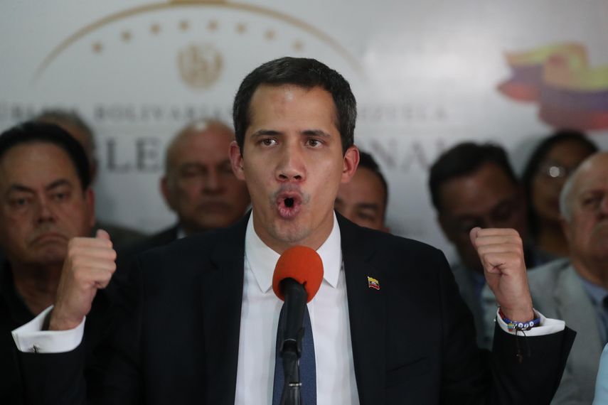 Juan Guaidó, presidente interino de Venezuela&nbsp;