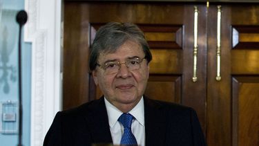 Fotografía del 9 de octubre del canciller colombiano, Carlos Holmes Trujillo, en Washington.