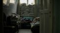 Pacientes descansan en el hospital de Pokrovsk en Pokrovsk, en el este de Ucrania, el sábado 22 de mayo de 2022. 