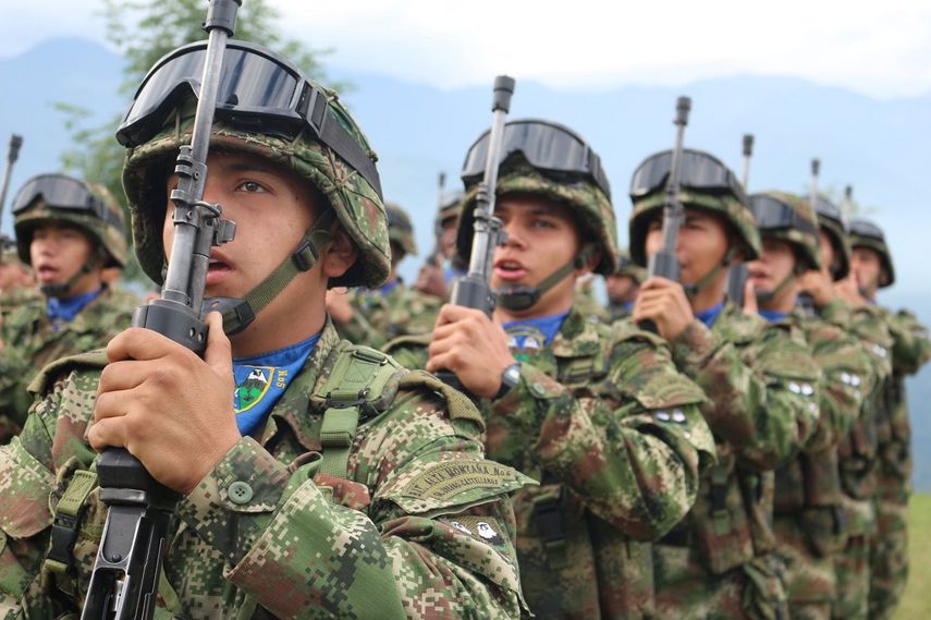 Militares del Ejército de Colombia.&nbsp;