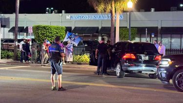 Accidente en Calle Ocho, en la Pequeña Habana, el 19 de marzo de 2026.&nbsp;