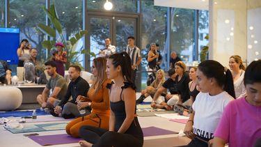 El evento contó con una sesión de música sanadora.&nbsp;