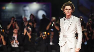 El actor Timothee Chalamet a su llegada&nbsp;al estreno de la película “The King” en la 76a edición del Festival de Cine de Venecia.