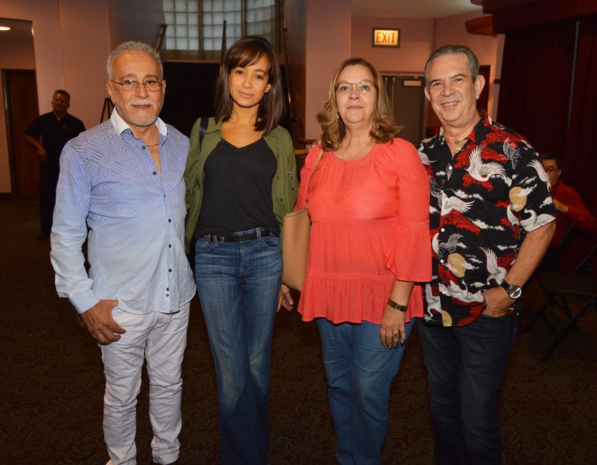 Geraldo Riverón, Mariel Corona, Gilda y Julio Rodríguez.