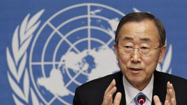 El secretario general de Naciones Unidas, Ban Ki-moon