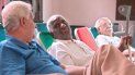Ancianos cubanos en un asilo. Ancianos cubanos en un asilo.