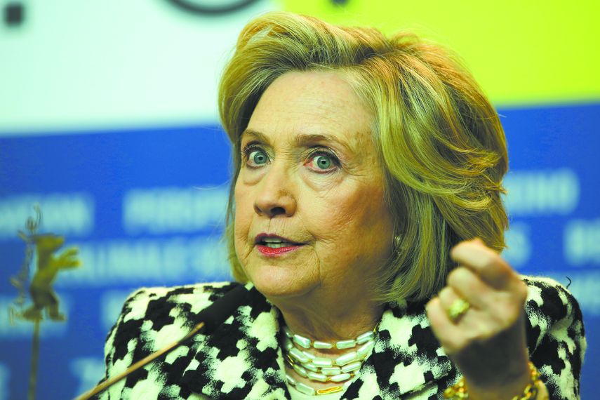 La exsecretaria de Estado, Hillary Clinton en una foto de archivo.