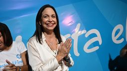 La candidata electa por las primarias opositoras de Venezuela, María Corina Machado