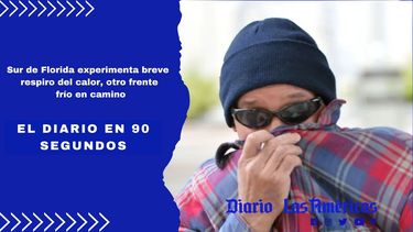 sur de florida experimenta breve respiro del calor, otro frente frio en camino