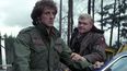 Sylvester Stallone y Brian Dennehy en Rambo.