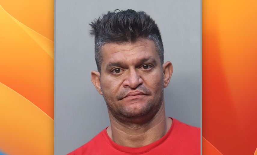 Cristobal Lemus sospechoso de asalto con arma de fuego en Hialeah.