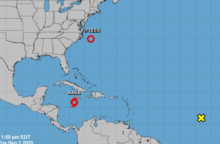 El Centro Nacional de Huracanes inform&oacute; de esta formaci&oacute;n cicl&oacute;nica.&nbsp;