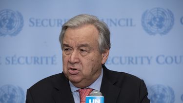 El secretario general de la&nbsp;ONU, António Guterres.