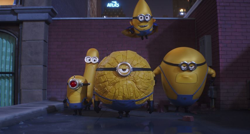 &nbsp;Una escena de la nueva cinta animada Despicable Me 4.&nbsp;