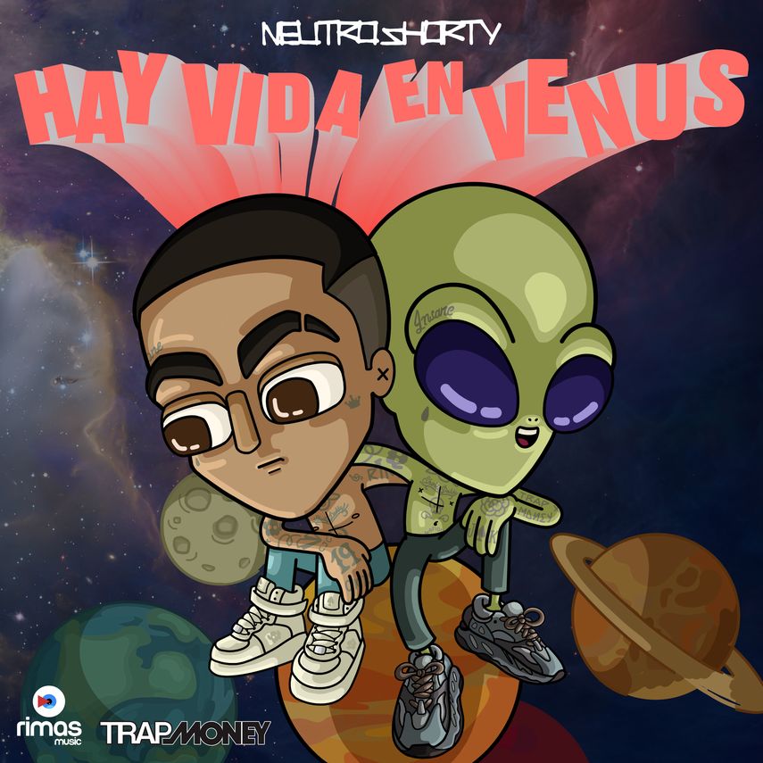 Imagen que acompa&ntilde;a el lanzamiento del EP Hay vida en venus, de Neutro Shorty.