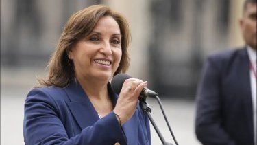 La presidenta Perú, Dina Boluarte.