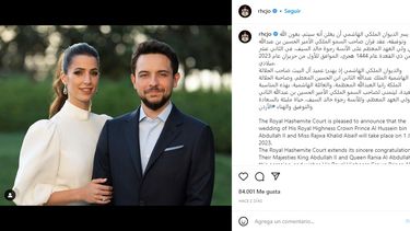 Jordania celebra la boda del príncipe heredero Hussein.