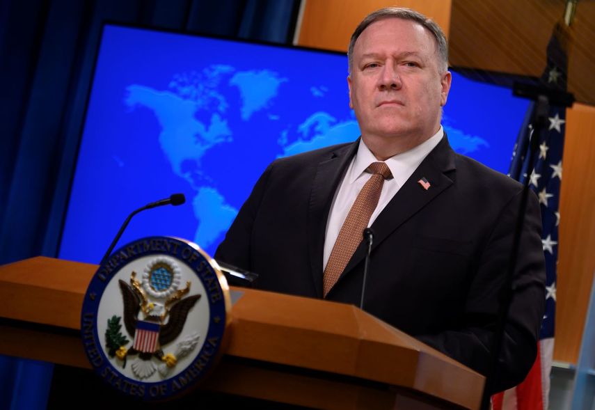 El ex secretario de Estado Mike Pompeo en una foto de archivo.