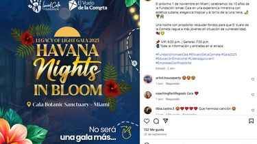 Flyer de la Legacy of Light Gala 2025 de la Fundación Ismael Cala.&nbsp;