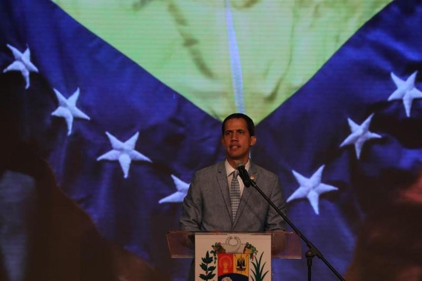 Juan Guaidó, presidente encargado de Venezuela.