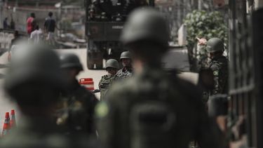 Militares realizan un operativo contra el narcotráfico en Río de Janeiro. &nbsp;
