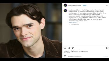 Reportan la muerte repentina del actor Chris Peluso.