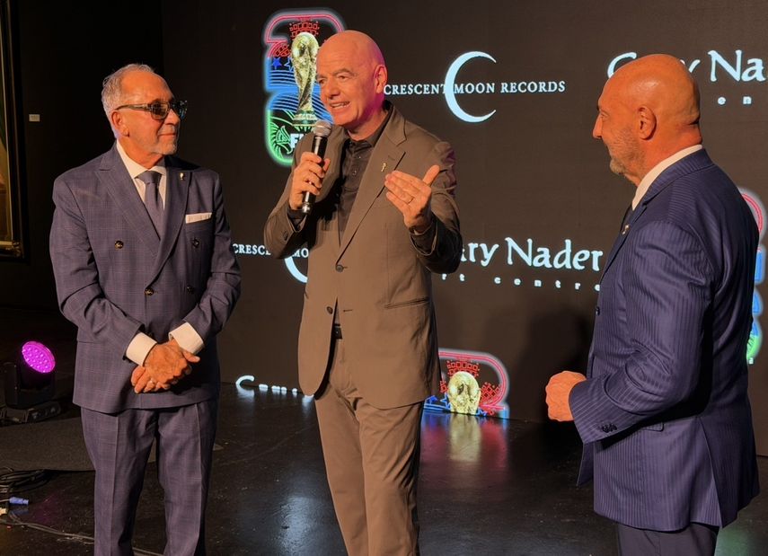 “Lo que hacemos es unir personas. Esta noche en Miami unimos arte, música y fútbol. Unimos al mundo”, afirmó Infantino.