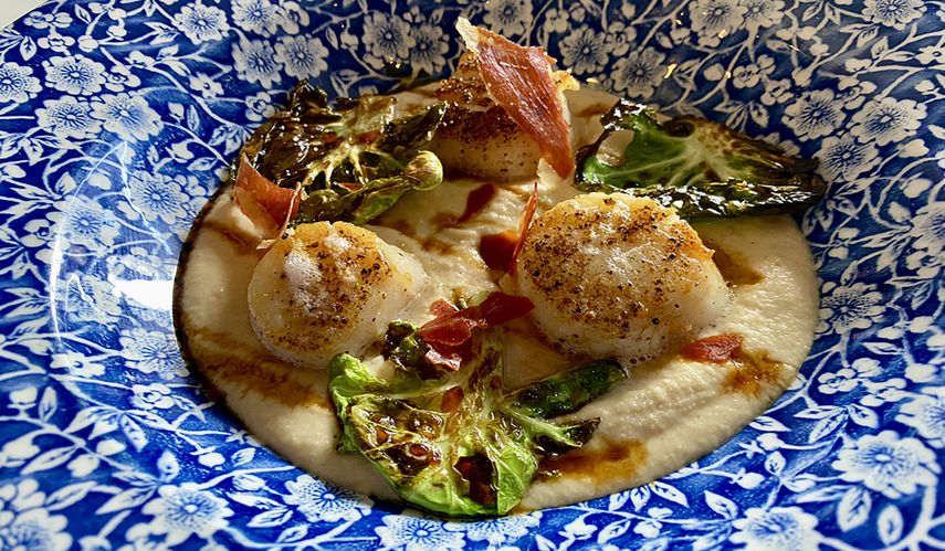 Scallops, Breckenridge Distillery, Breckenridge, Colorado.