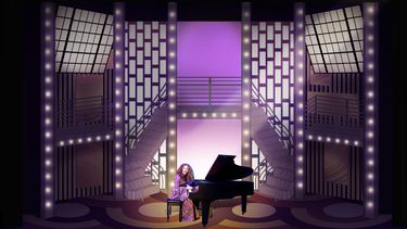 Escena del musical Beautiful: The Carole King Musical.&nbsp;