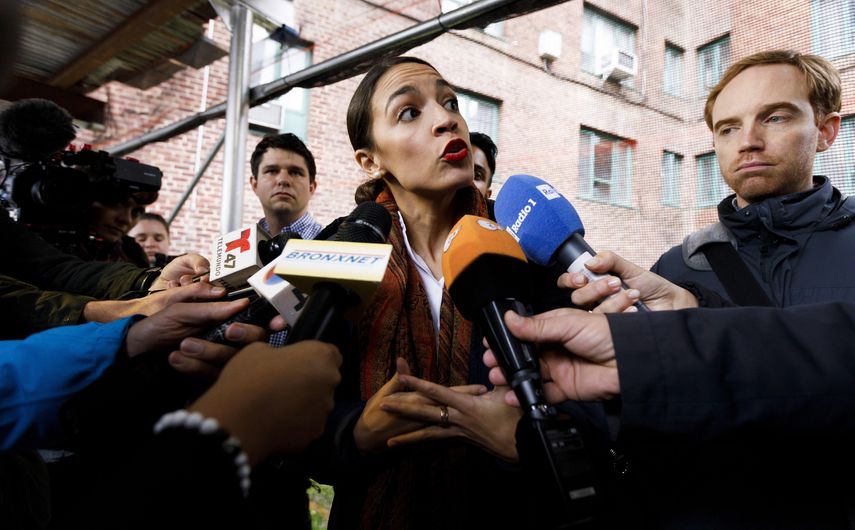 La congresista electa de Nueva York, Alexandria Ocasio-Cortez.