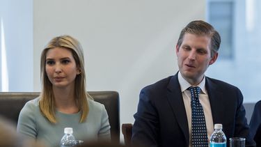 &nbsp;Ivanka junto a su hermano Eric&nbsp;Trump.