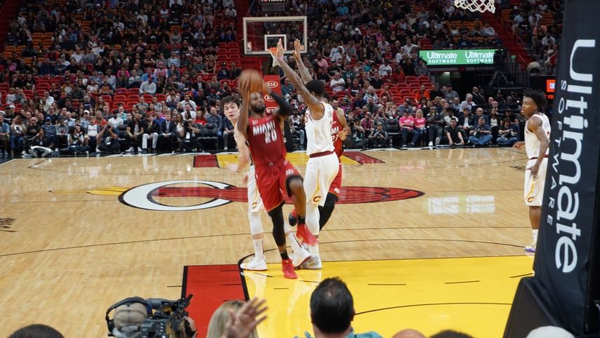 La del Heat sobre los Cavs este 8 de marzo en Miami no fue una victoria fácil.