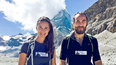 Pippa Middleton junto a su hermano James en el Monte Matterhorn. (INSTAGRAM)