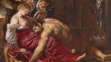 Cuadro Sansón y Dalila, de la autoría de Rubens.  