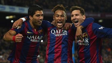 Los azulgrana llegan en gran forma para este partido, apoyados sobre Luis Suárez, Neymar y Messi. (AP)
