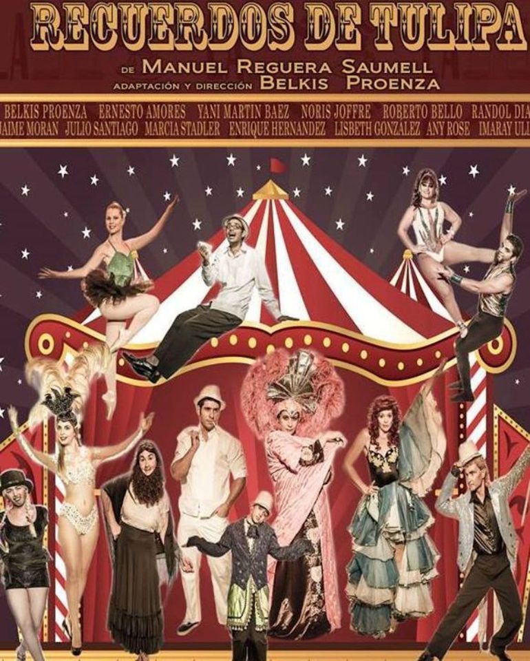 Afiche de “Tulipa”, de Manuel Reguera Saumell, para el teatro durante su puesta en Miami en 2014. 