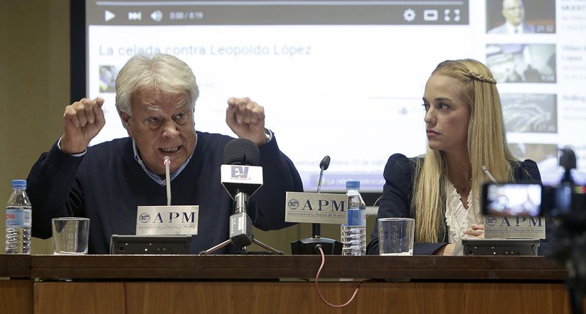 Tintori alertó a la comunidad internacional sobre el riesgo que corre López y los demás presos políticos. (EFE)