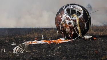 Biosatélite Bion-M tras volver a la Tierra.&nbsp;
