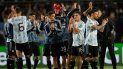 La selección de Argentina y Lionel Messi celebran la clasificación después del empate con Brasil La selección de Argentina y Lionel Messi celebran la clasificación después del empate con Brasil
