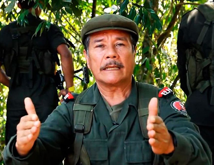 El máximo líder del ELN, Nicolás Rodríguez, alias Gabino.