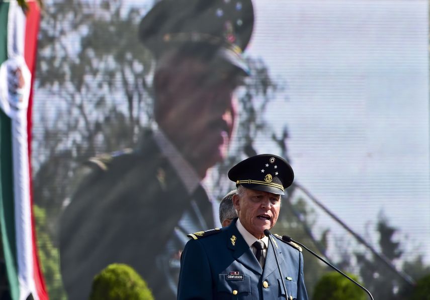 El exministro de Defensa mexicano Salvador Cienfuegos en una foto fechada en 2016.