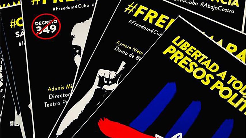 Carteles de la autoría de Annelys Casanova.