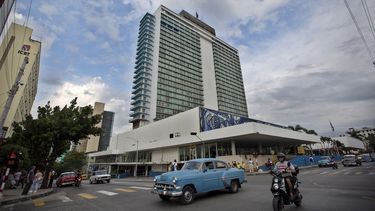Vista del hotel Tryp Habana Libre, operado por la cadena española Meliá en La Habana, Cuba.