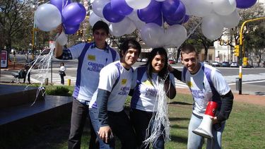 Cada año la caminata es una muestra de solidaridad.(Archivo)