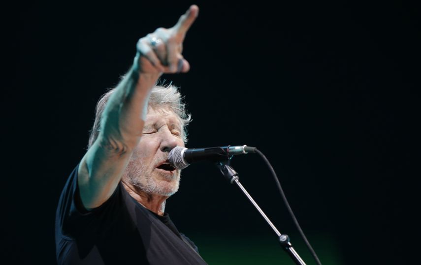 Roger Waters durante un concierto en Assago el miércoles 18 de abril de 2018, cerca de Milán, Italia.