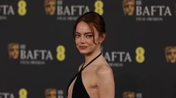 La actriz estadounidense Emma Stone posa en la alfombra roja a su llegada a los premios BAFTA de la Academia Británica de Cine en el Royal Festival Hall, Southbank Centre, en Londres, el 22 de febrero de 2026. La actriz estadounidense Emma Stone posa en la alfombra roja a su llegada a los premios BAFTA de la Academia Británica de Cine en el Royal Festival Hall, Southbank Centre, en Londres, el 22 de febrero de 2026.