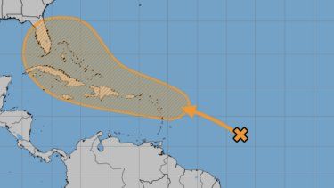 Perturbación tropical.