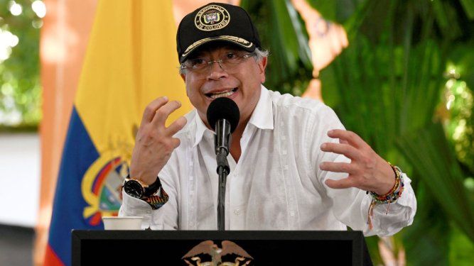 El presidente de Colombia, Gustavo Petro.