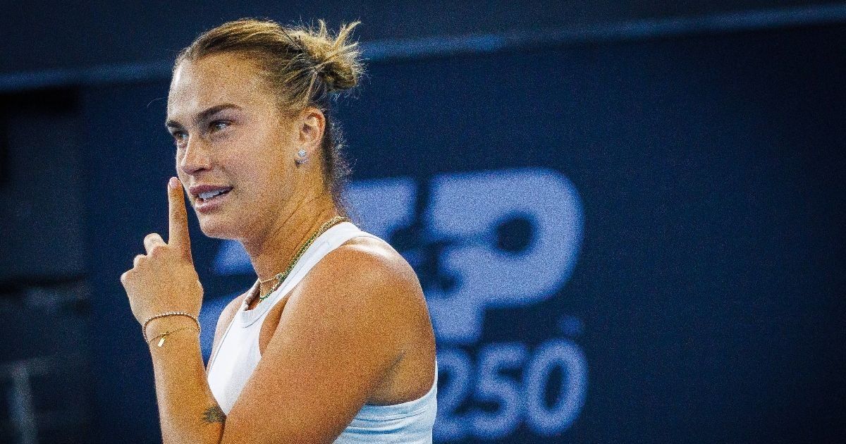 La número 1 del mundo, Aryna Sabalenka ya quiere ganar el torneo del 2025